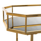 Silva 2 Tier Octagon Bar Cart