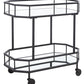 Silva 2 Tier Octagon Bar Cart