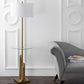 AMBROSIO 61-INCH H FLOOR LAMP SIDE TABLE