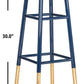 Emery Dipped Gold Leaf Bar Stool