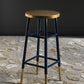 Emery Dipped Gold Leaf Bar Stool