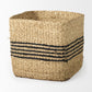 Set de 3 Canastas Gris con Natural