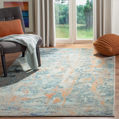 Tapete Madison Collection Design: MAD457B Azul claro/Beige