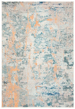 Cargar imagen en el visor de la galería, Tapete Madison Collection Design: MAD457B Azul claro/Beige
