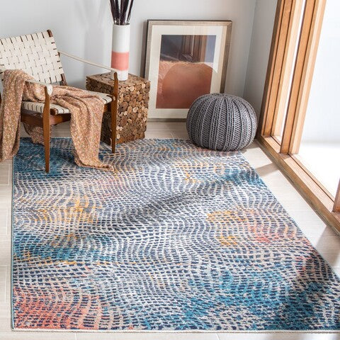 Tapete Madison Collection Design: MAD495B Beige/Azul