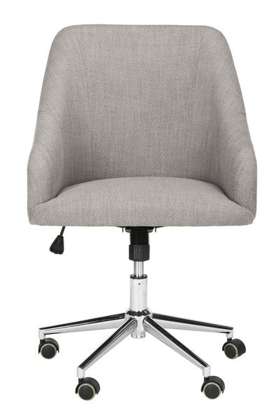 Silla de oficina giratoria adrienne velvet/lino