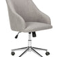 Silla de oficina giratoria adrienne velvet/lino