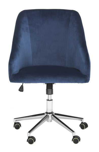 Silla de oficina giratoria adrienne velvet/lino