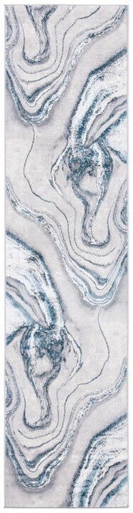 Tapete Orchard Gris/Azul