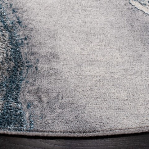 Tapete Orchard Gris/Azul