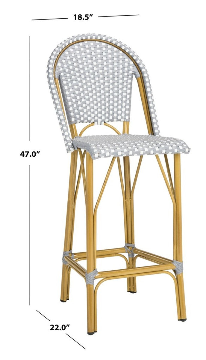 Ford Indoor Outdoor French Bistro Bar Stool