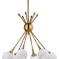 JUSTINE 6 LIGHT 22-INCH DIA ADJUSTABLE PENDANT