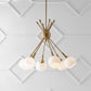 JUSTINE 6 LIGHT 22-INCH DIA ADJUSTABLE PENDANT