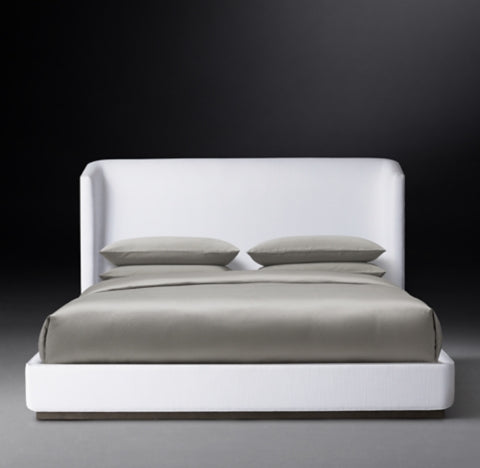CAMA CON PLATAFORMA DE TELA ALEXA