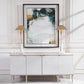 SAPPHIRE VISTA FRAMED PRINT