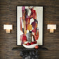 TOTEM AT SUNRISE HAND PAINTED CANVAS