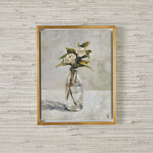 Cargar imagen en el visor de la galería, Cuadro Rosa de Jardín Blanca
