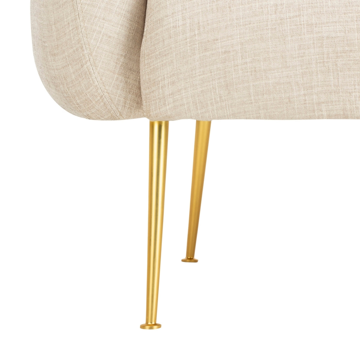 Silla decorativa de mezcla de poliéster Alena