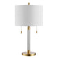 BIXBY GLASS TABLE LAMP