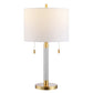 BIXBY GLASS TABLE LAMP